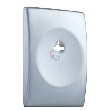 Декоративная накладка под ключ OMEGA Disec KT3614 SQUARE хром матовый (без шторки)