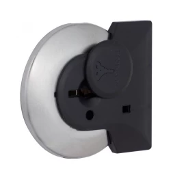 Декоративная накладка под сувальдный ключ Mul-T-Lock A732 MATRIX ROUND хром сатин (со шторкой)