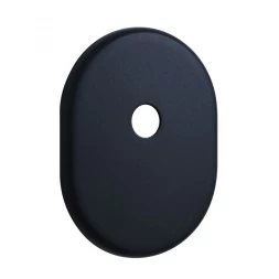 Декоративная накладка под шток Disec KT041 OVAL черный крашенный