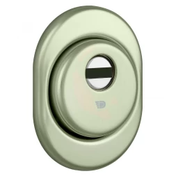 Броненакладка врезная Disec BD16 Sferik OVAL внешняя алюминий шампань
