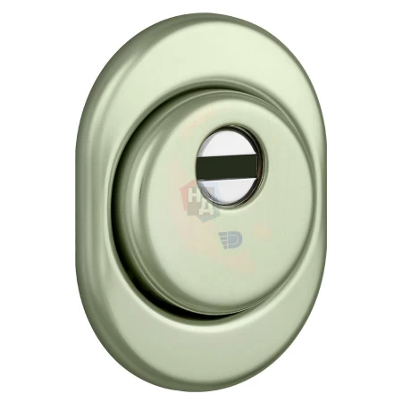 Броненакладка врезная Disec BD16 Sferik OVAL внешняя алюминий шампань