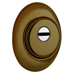 Броненакладка врезная Disec CLS5 Class 5 OVAL внешняя бронза pvd