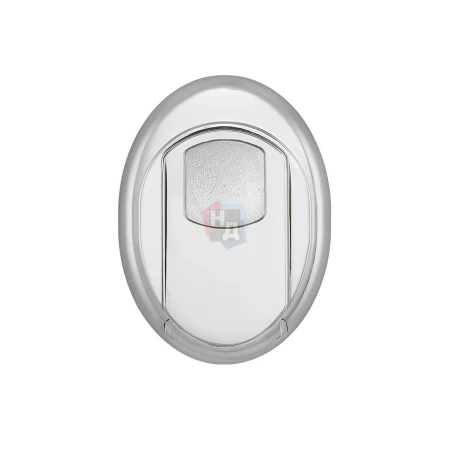 Броненакладка врезная Disec MG3551 OVAL внешняя хром матовый