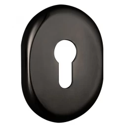 Декоративная накладка под цилиндр Disec KT3561 OVAL черный