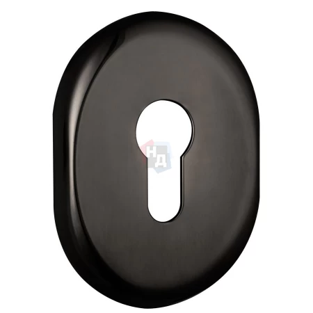 Декоративная накладка под цилиндр Disec KT3561 OVAL черный