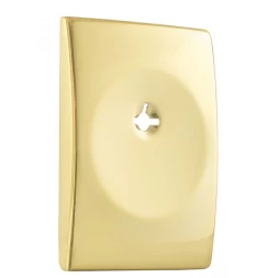 Декоративная накладка под ключ OMEGA Disec KT3614 SQUARE латунь pvd (без шторки)