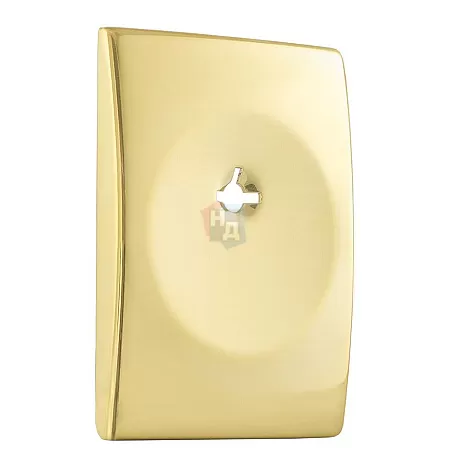Декоративная накладка под ключ OMEGA Disec KT3614 SQUARE латунь pvd (без шторки)