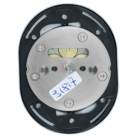 Броненакладка врезная Disec 3GDM OVAL внешняя хром матовый (под сувальдный ключ) (5 ключей)