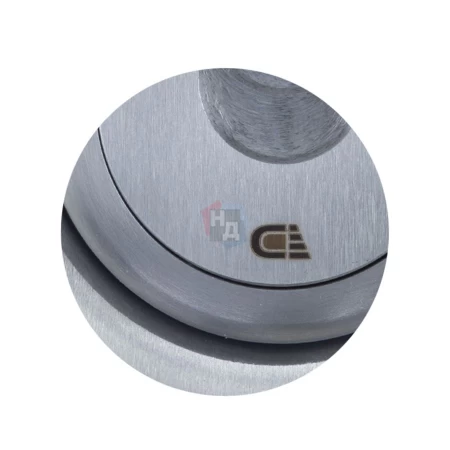Броненакладка врезная Disec 3GDM OVAL внешняя хром матовый (под сувальдный ключ)