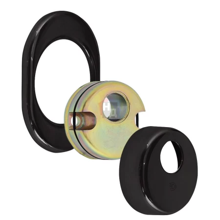 Броненакладка врезная Disec CD2000 Contro OVAL внутренняя черный