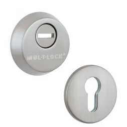 Броненакладка накладная Mul-T-Lock SL3 ROUND нержавеющая сталь