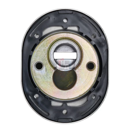 Броненакладка врезная Disec BD16D4 Sferik OVAL внешняя нержавеющая сталь