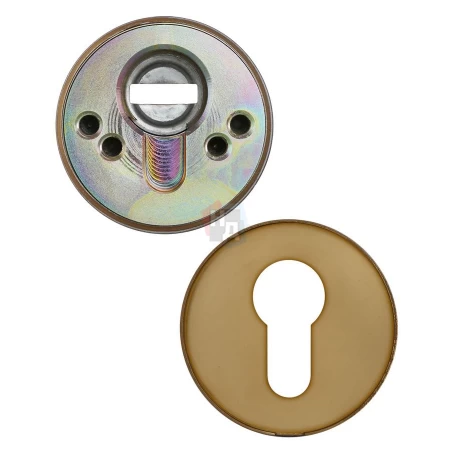 Броненакладка накладная Disec BD54 ROUND бронза pvd