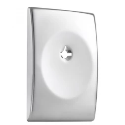 Декоративная накладка под ключ OMEGA Disec KT3614 SQUARE хром полированный (без шторки)