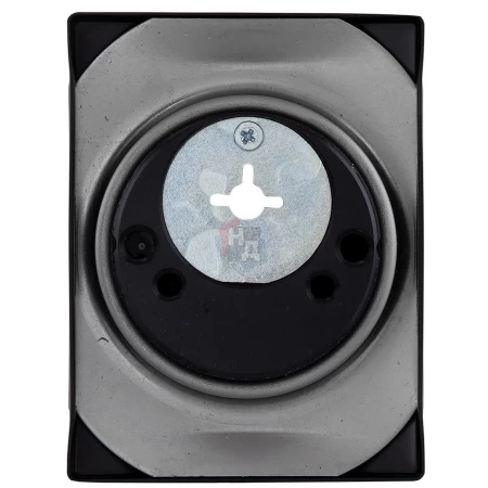 Броненакладка врезная Disec BD108 Monolito Quadry SQUARE внешняя черный (под ключ OMEGA)