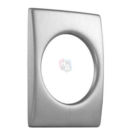 Накладка на броненакладку Disec KT3485 SQUARE нержавеющая сталь
