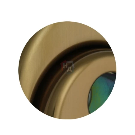 Броненакладка врезная Disec CD2100 Contro OVAL внутренняя бронза pvd