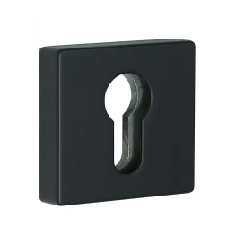Декоративная накладка под цилиндр Disec KT002 SQUARE черный