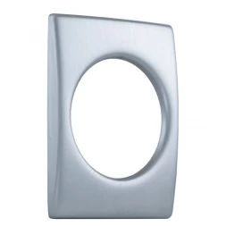 Накладка на броненакладку Disec KT3485 SQUARE хром матовый