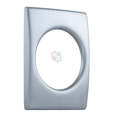 Накладка на броненакладку Disec KT3485 SQUARE хром матовый