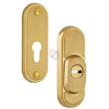 Броненакладка накладная Rostex R3 Decor PLATE титан pvd матовый (38-45мм)