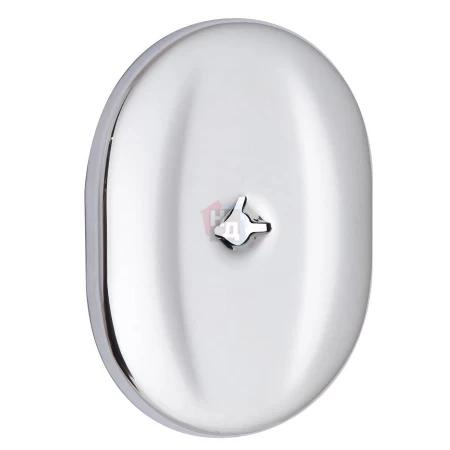 Декоративная накладка под ключ OMEGA Mul-T-Lock A702 OVAL хром полированный (без шторки) без лого