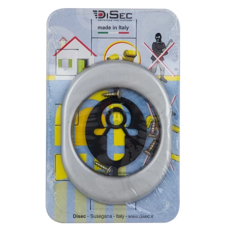 Накладка на броненакладку Disec KT056 OVAL никель сатин