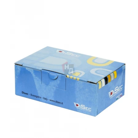 Броненакладка врезная Disec BKS260 Monolito Milano Kripton ROUND внешняя латунь pvd