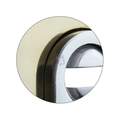 Броненакладка накладная Disec NX2F Guard Quadra SQUARE внешняя латунь pvd