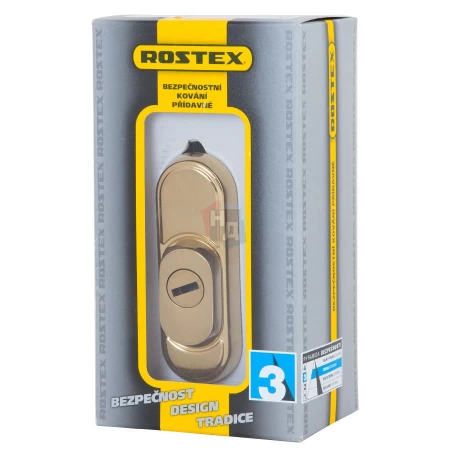 Броненакладка накладная Rostex R3 Decor PLATE титан pvd матовый (38-45мм)