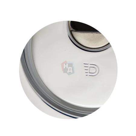Броненакладка врезная Disec RB42 Sferik Blindo OVAL внешняя хром полированный