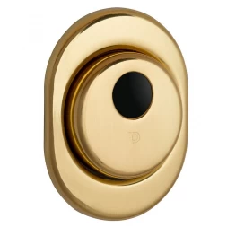 Броненакладка врезная Disec CD2100 Contro OVAL внутренняя латунь pvd