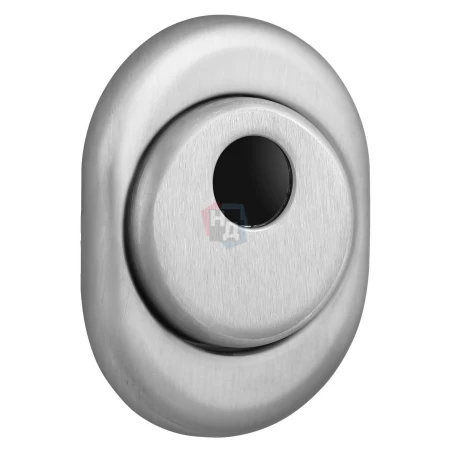 Броненакладка врезная Disec CD2100 Contro OVAL внутренняя нержавеющая сталь