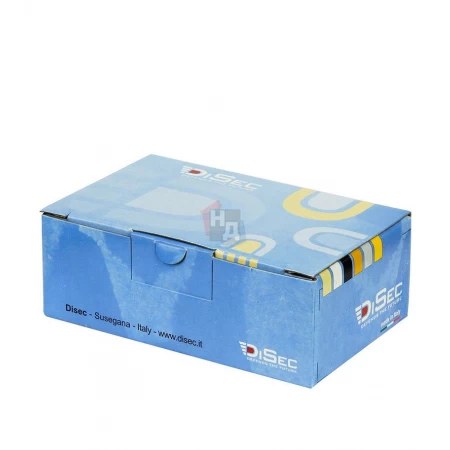 Броненакладка врезная Disec BKS260 Monolito Milano Kripton ROUND внешняя хром матовый