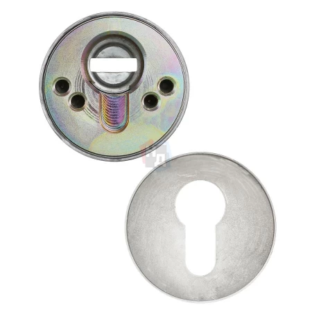 Броненакладка накладная Disec BD54 ROUND хром полированный