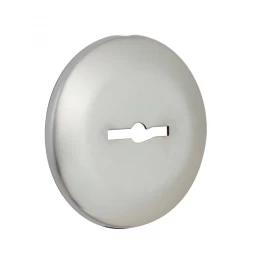 Декоративная накладка под сувальдный ключ Mul-T-Lock A731 MATRIX ROUND хром сатин (без шторки)