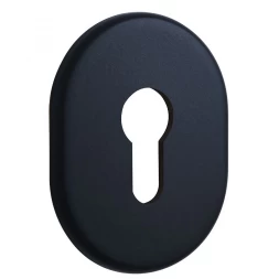 Декоративная накладка под цилиндр Disec KT036 OVAL черный