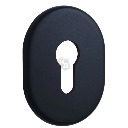 Декоративная накладка под цилиндр Disec KT036 OVAL черный