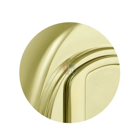 Броненакладка накладная Disec MG3551DM OVAL внешняя латунь pvd (под сувальдный ключ)