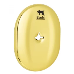 Декоративная накладка под ключ OMEGA ESETY A702 OVAL латунь pvd (без шторки)