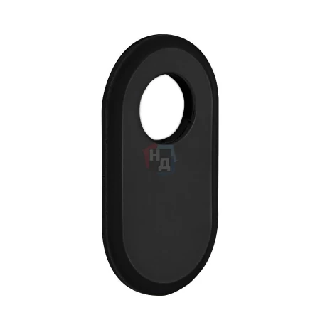 Декоративная накладка под цилиндр Disec A2427 OVAL черный