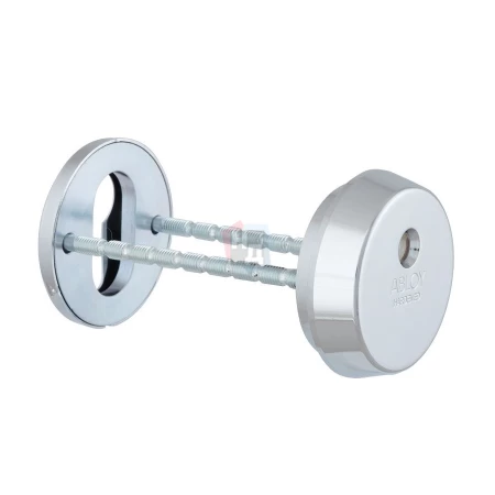 Броненакладка накладная Abloy CH101 h.12,5мм ROUND хром полированный