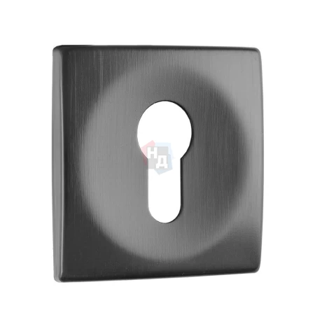 Декоративная накладка под цилиндр Disec KT3796 SQUARE черный