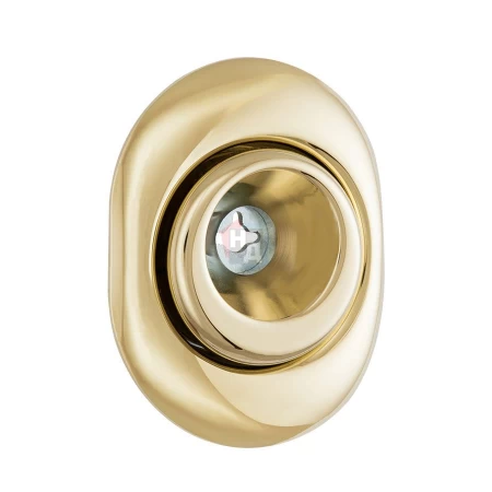 Броненакладка врезная Mul-T-Lock A625 OVAL внешняя латунь pvd (под ключ OMEGA)