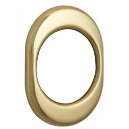 Накладка на броненакладку Disec KT056 OVAL латунь полированная