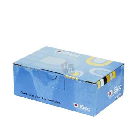 Броненакладка врезная Disec BKS260 Monolito Milano Kripton ROUND внешняя хром полированный