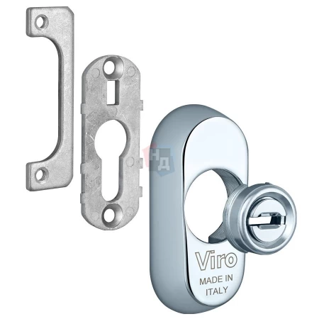 Броненакладка накладная Viro 809 Universal Spranga PLATE хром полированный