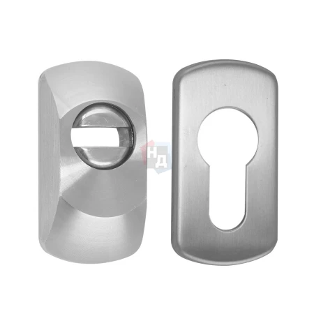 Броненакладка накладная Disec SG19 Guard OVAL нержавеющая сталь