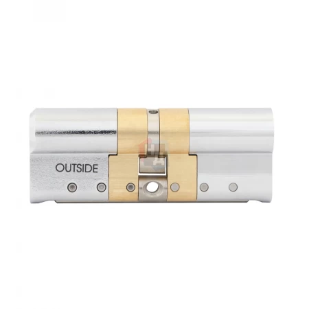 Цилиндр Abloy Protec 2 HARD 123 (82x41) CY332 ключ-ключ CR хром