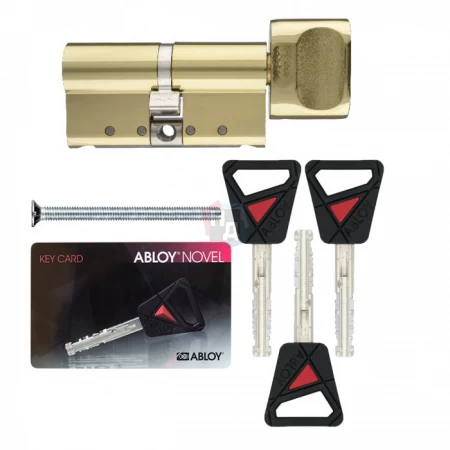 Цилиндр Abloy Novel 89 (32,5x56,5) CY321 ключ-тумблер KILA латунь